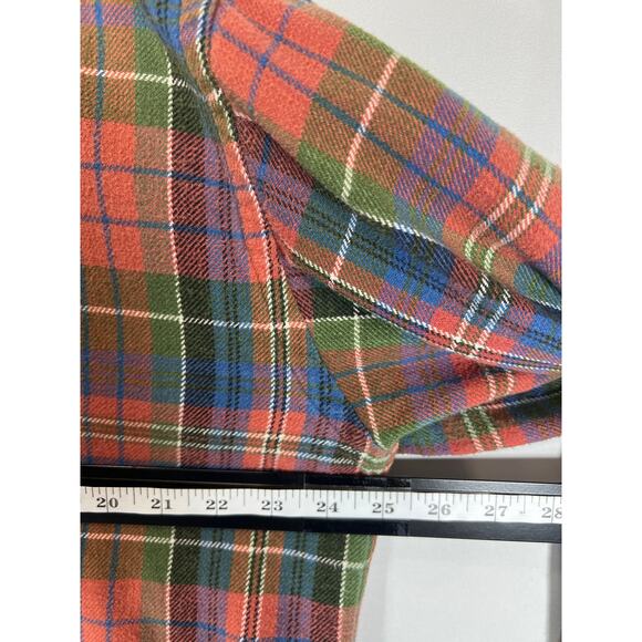 VTG Ralph Lauren Men's Blaire Chamois Flannel Button Down L/S Plaid Shirt  Sz L - Picture 4 of 10